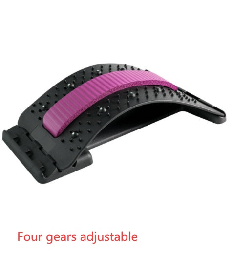 Back Stretcher Adjustable Back Cracker Massage Waist Neck Fitness Lumbar Cervical Spine Support Pain Relief c35f528e cd22 4db