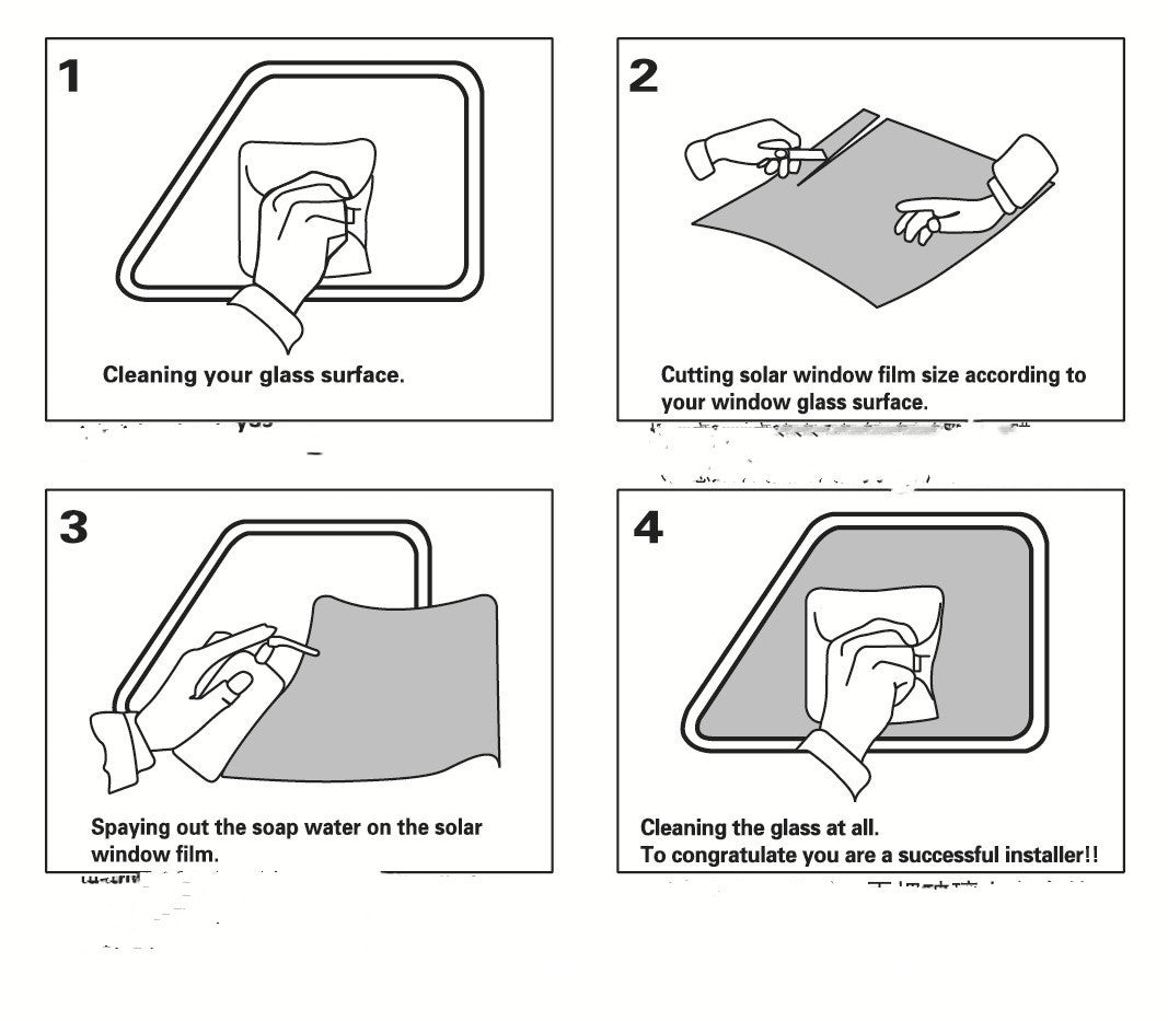 Sun Film, Car Glass, Sunscreen And Heat Insulation, Black Car Window Film, Roof Film And Pearl Cotton Stick c37164ed 2516 49f