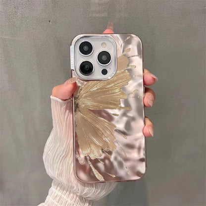Electroplated Butterfly Pattern Phone Case Protective Cover c3a570f1 3d4e 48a7 b26c c8d607c0553e