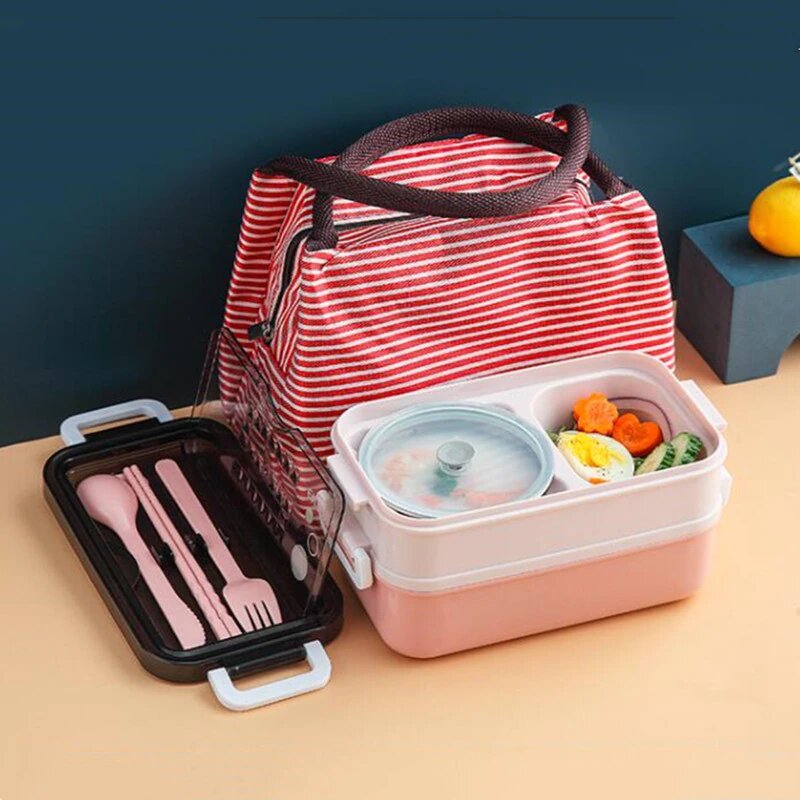 304 Stainless steel double-layer lunch box - HD Wireless Product #9