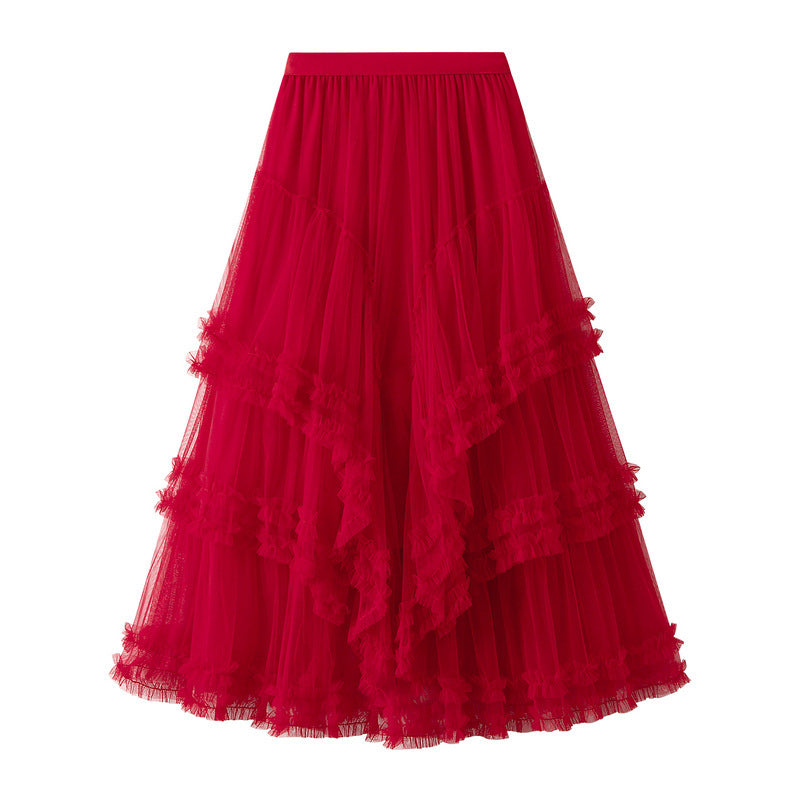 Slimming Multi-layer High-grade Gauze Skirt High-grade Skirt c3b3ecb8 b4bb 4837 bffb 8f9492c48d0d