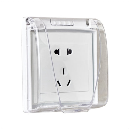 Waterproof Box Household Bathroom Adhesive Splash-proof Box Wall Switch Socket Protective Cover c3c0f187 22ef 46d8 84da 3409b