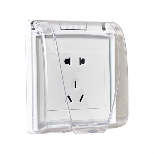 Waterproof Box Household Bathroom Adhesive Splash-proof Box Wall Switch Socket Protective Cover c3c0f187 22ef 46d8 84da 3409b