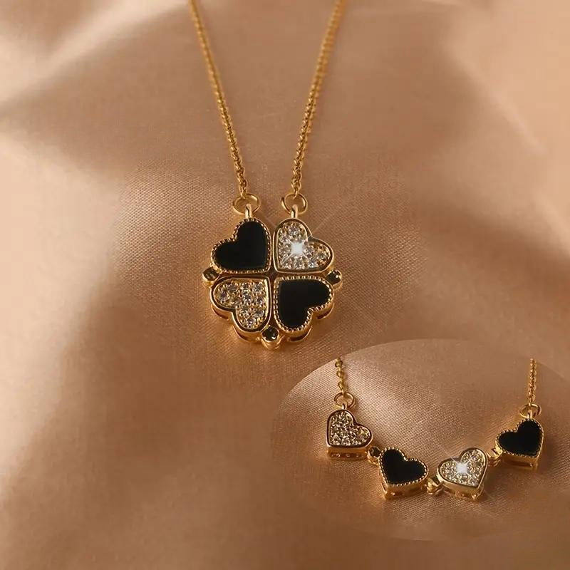 Four-Leaf Clover Pendant Necklace Temperament Entry Lux Niche Design c3d587ab 09ef 4cb3 a586 4e316d2e3cda