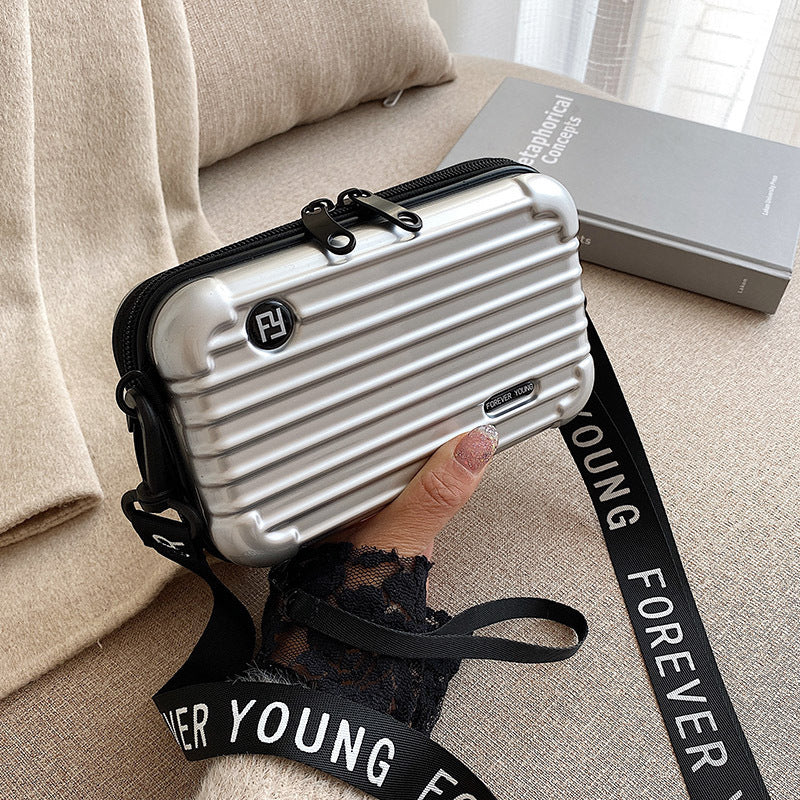 Women's Fashion Mini Luggage Shape Shoulder Crossbody Bag c3db395c 63ad 4507 a550 2ef433d4409b