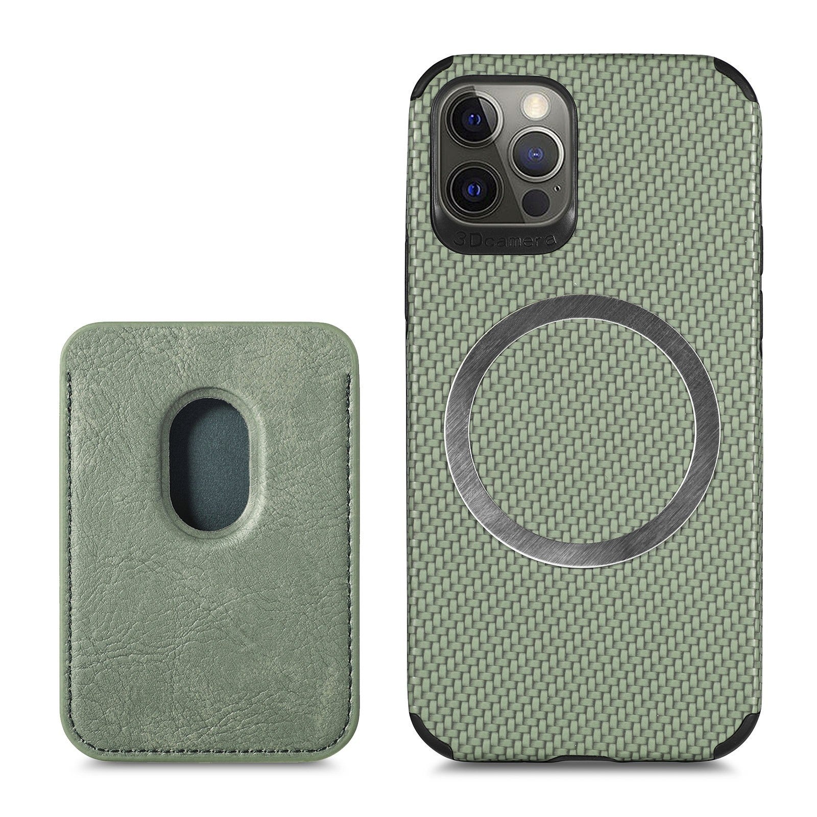 Magnetic Card Holder XR Carbon Fiber Pattern Phone Case c3eb69c4 b089 4c0f 95f8 e7d3fd796f45