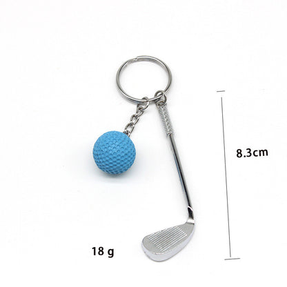 Golf Keychain Pendant Cross-border Gift Golf Creative European And American Metal Hardware Pendant Crafts c3f7ab03 1bc2 45e4 