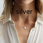Double Layer Pearl Disc Women's Necklace c4111cd8 aa02 456c 9606 d63d235a25e2