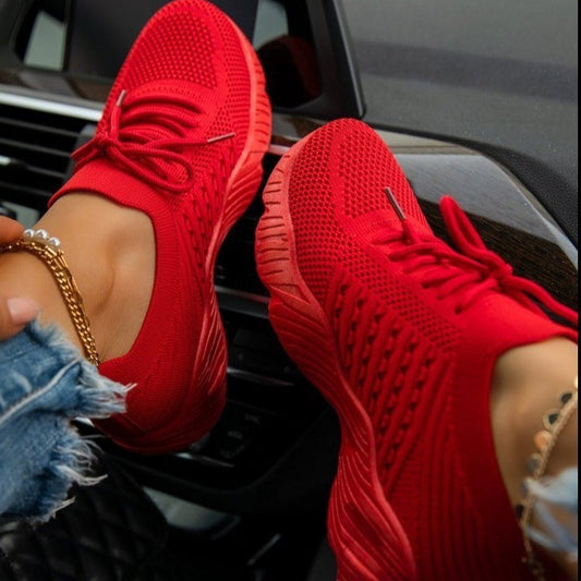 Women's Sneaker Thick Bottom Solid Color Dad Shoes c42b5001 96a9 4c43 9bb6 5fabd31bee14