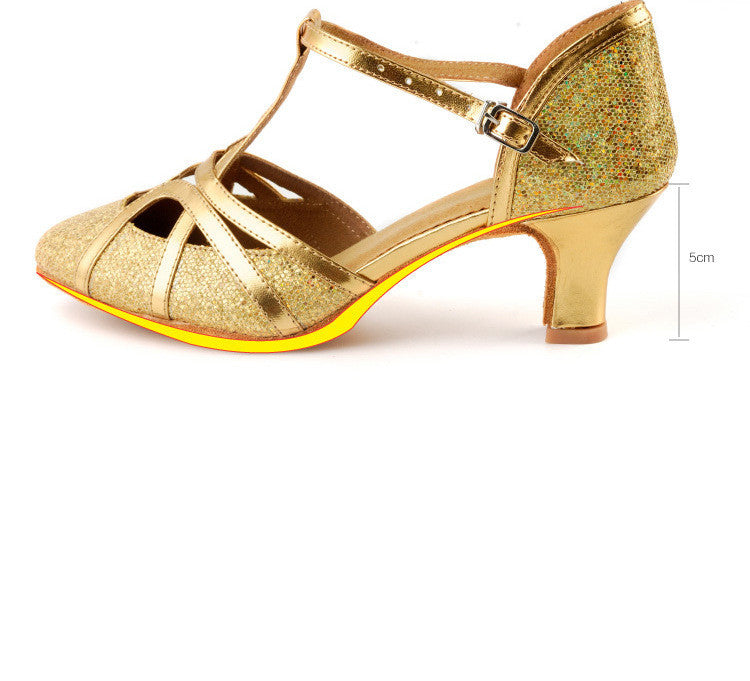 Modern Dance Shoe Women's Gold Sequins c42c3182 1e7b 458a 8e93 7f0317d01c9a