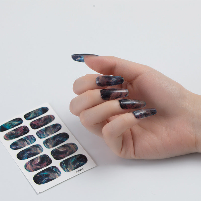 Nail Sticker European And American Oil Painting Art c4554961 49db 4992 9226 f80caf860832