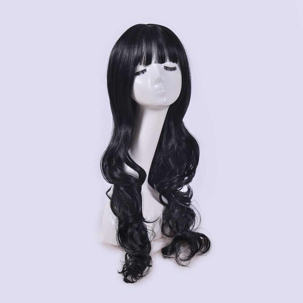 Full Head Pull-over Style Air Bangs High Temperature Silk Curls c46f5fc5 0fdf 4edd adfb f2dffc67fa8a