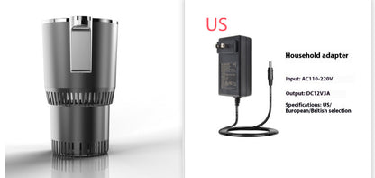 2 In1 Car Heating Cooling Cup 12V Smart Car Cup Holder Digital Temperature Display Drink Cup Warmer Cooler Mini Car Refrigerator - HD Wireless Product #12