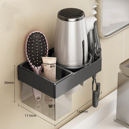 Punch-free Wall Hanging Bathroom Toilet Hair Dryer Rack Bracket c48be3dd f3fe 47ac 938f c71947b053bc