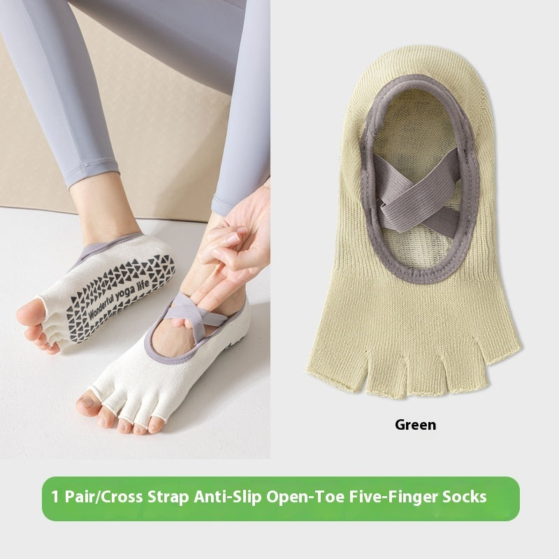 Open Toe Five Finger Yoga Socks Children's Professional Non-slip Summer Thin Short c49e46cd e33c 4474 9fe0 27cb2ba8ad13 trans