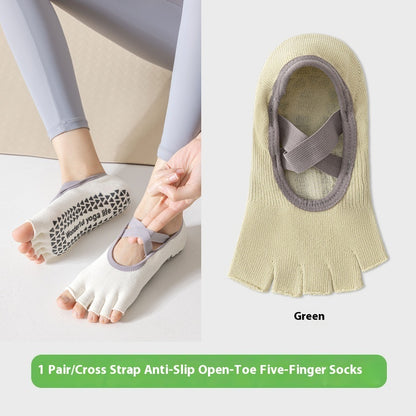 Open Toe Five Finger Yoga Socks Children's Professional Non-slip Summer Thin Short c49e46cd e33c 4474 9fe0 27cb2ba8ad13 trans