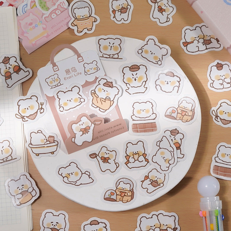 Cute Handbook Stickers Photo Album Diary DIY Decoration c4a5f5dc dace 4b60 ac9f afc852b8efe5