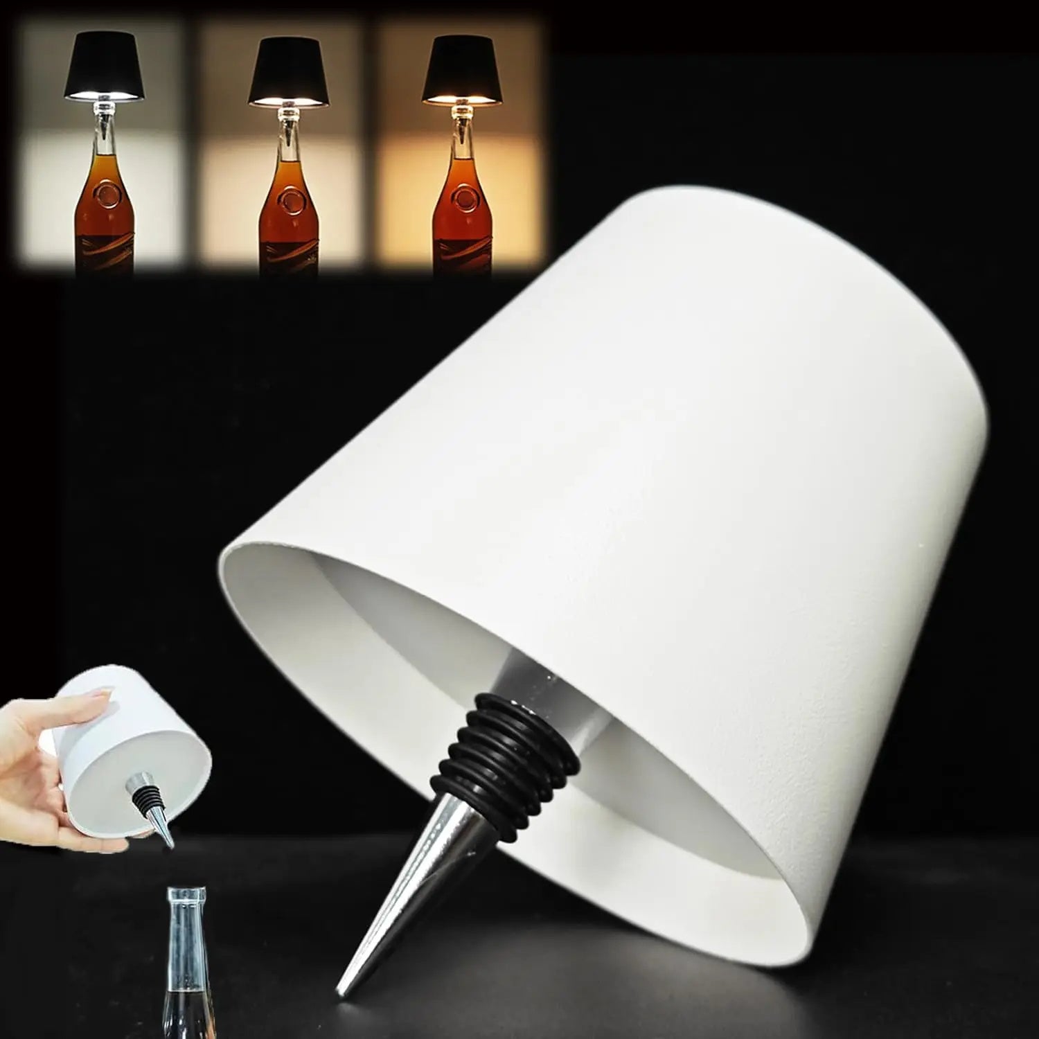 Wireless Desk Lamp LED Creative Wine Bottle Lamp Detachable Portable Charging Atmosphere Decorative Lamp c4bbcaa9 3b25 4856 8