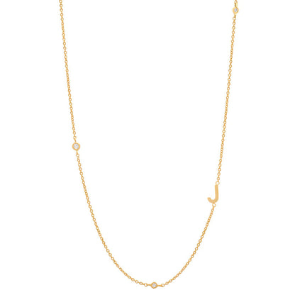 18K Gold Plated 26 Letter Stainless Steel Necklace - HD Wireless Product #11