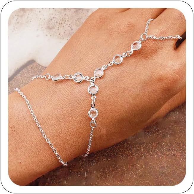 Small Rice-shaped Beads Rice Beads Zircon Pearl Ring Chain Love Finger Chain Ornament c4db175d b7a8 4880 a462 7ba9ebd66951