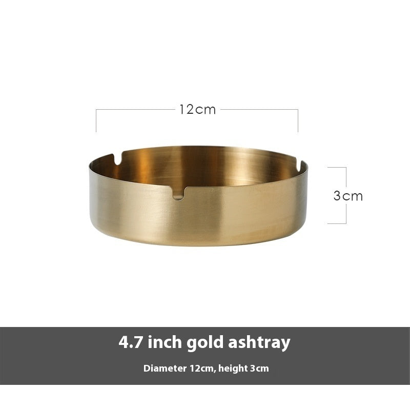 Simple Thickened Practical Stainless Steel Ash Tray c4ea5b4f 1bc0 46c3 adb3 4df6925fcd06