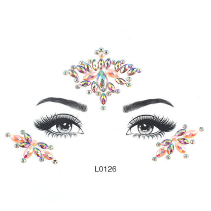 Women's Fashion Party Decoration Face Stickers c4f8bf7b 7d6f 41fe 9c1e 98cf1e75de7d