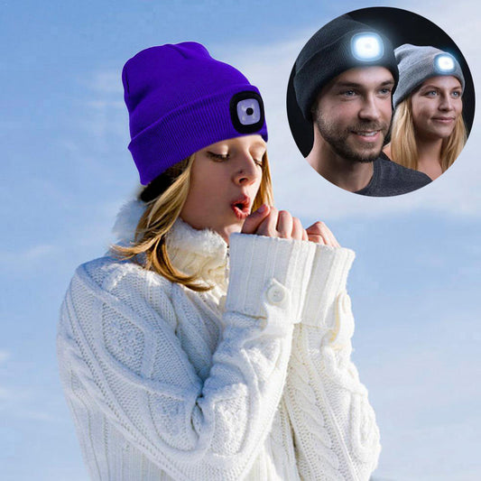 LED Knit Hat Button Cell Type Knitted Hat With Light Glowing c4fbc8fe 1e8d 4de3 bab9 27d95369d1e8