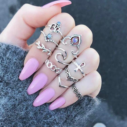 European And American Cross-border New Jewelry 12-piece Set c5050d3f 97fb 4684 b557 5271288deacb