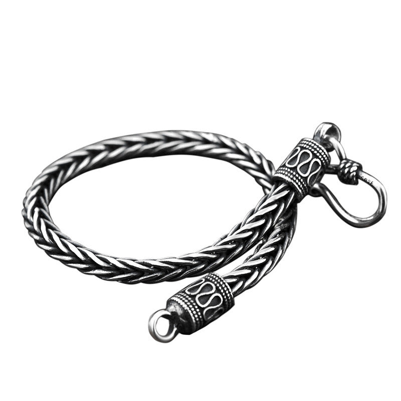 Vintage Braided Keel Bracelet Men c50bd3f7 cff8 486b b3ab e7e9e1e74c1d