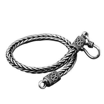 Vintage Braided Keel Bracelet Men c50bd3f7 cff8 486b b3ab e7e9e1e74c1d