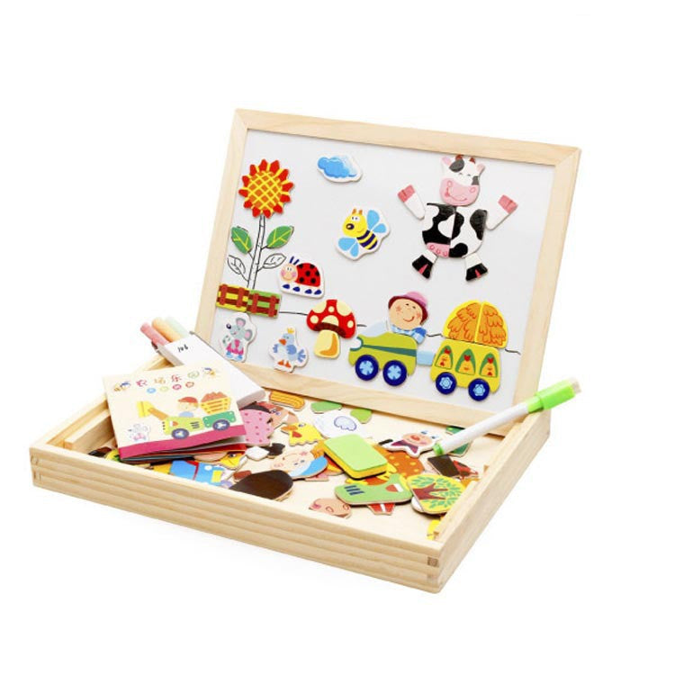 Farm Mania Animal Joypin Double-sided Drawing Board Three-dimensional Magnetic Puzzle c50f9e71 2703 4c90 823c eeb181d6e53c