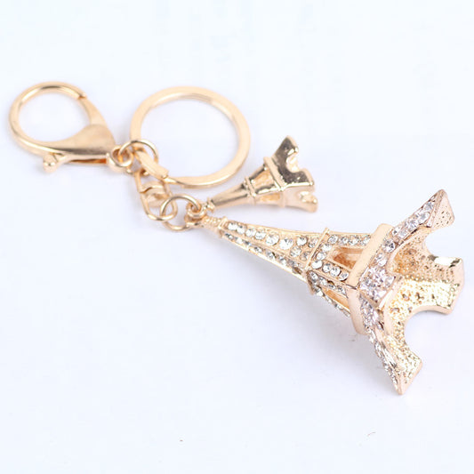 Fashion Crystal Eiffel Tower Pendant Keychain c52bace6 604b 4152 b1b8 060169a35082