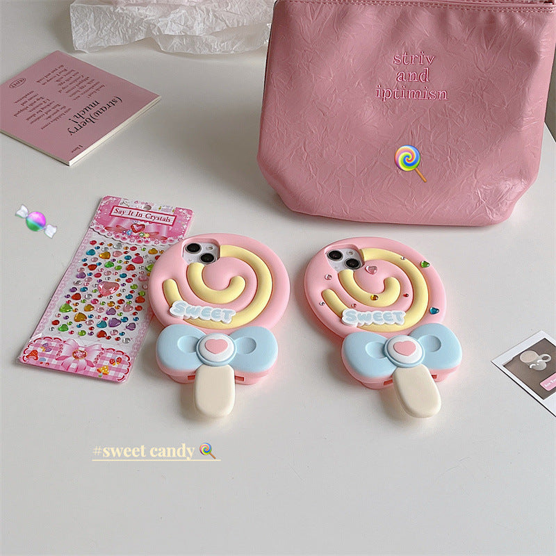 Silicone Phone Case Cute Lollipop Protective Sleeve - 图片 7