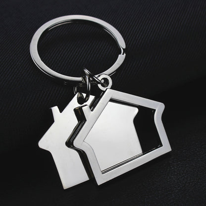 Creative Real Estate Opening Gift Double-sided Laser Sculpture House Keychain c5708161 d610 473b bb27 c77f5a8e70cc