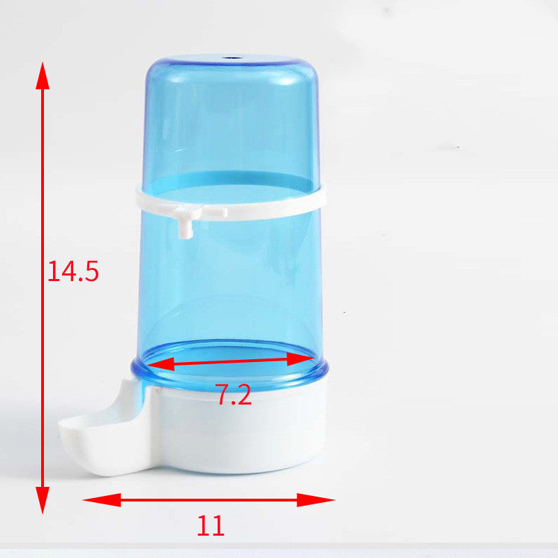 Convenient Edible Bird Water Pipe PP Edible Blue Water Food c57d2bd9 c2ea 4595 a1d4 1d63f939a2c9