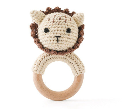 Baby Rattle Hand Woven Cartoon Animal Bracelet Newborn Soothing Doll c57d567c 8ad1 45f9 93c9 6da1188616d3