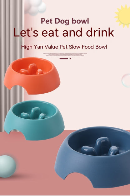 Pet Dog Slow Food Bowl Feeder Color c5846ef5 fae0 4fd5 834f e92b8aec8747