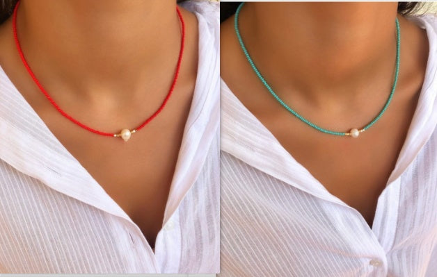 Trendy Design Colorful Necklace Rice c59fbc98 3638 4ea5 b296 fc71f4a70a56