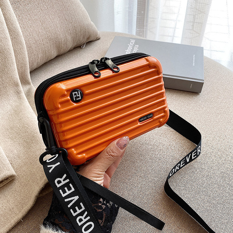 Women's Fashion Mini Luggage Shape Shoulder Crossbody Bag c5a1343c 9ab3 4368 9abb 4f6f13d0f564