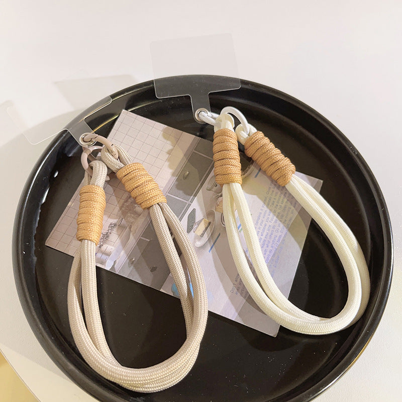 Short Braided Rope Wrist Keychain Pendant c5b16ac7 84fb 4882 ac60 951471a0add3