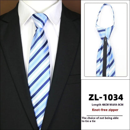 Men's Formal Wear Business Zipper Tie-free c5e2c152 05c8 41f3 bf77 1e8195706388 trans