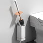 Household Toilet Washing Silicone Brush Storage Rack Wall-mounted Toilet Cleaning Toilet Set c5e2dacf d99f 4f42 954d 0569020c