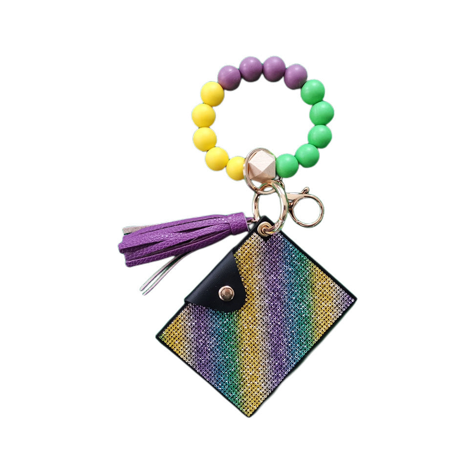 Silicone Bead Letter Tassel Bracelet Rhinestone Bag c5f1d29d 809d 44e1 ad73 abaac2d32a65
