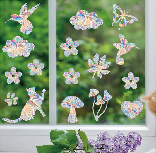 Rainbow Prism Electrostatic Glass PVC Decorative Colorful Window Stickers c5f5199a 7c96 4e96 bd55 d3ea70089743
