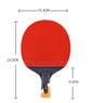 Table Tennis Rackets Professional Single Shot 6 Star Six Carbon Table Tennis Racket Long Handle Shakehand Grip Straight Short