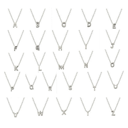 Fashion 26 Initial Letter Necklace Women's Clothing Pendant c633b5a5 7a44 4c06 a8f7 d6bf9e8d60b5