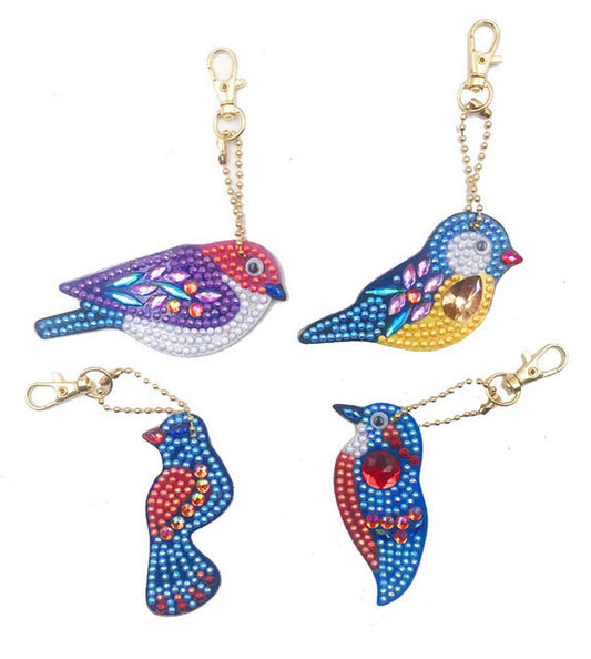 Special-shaped Diamond Painting Keychain Creative Children's Gift Cartoon Bird Bag Decoration Pendant c6464ab8 2ff3 4d50 8ffd