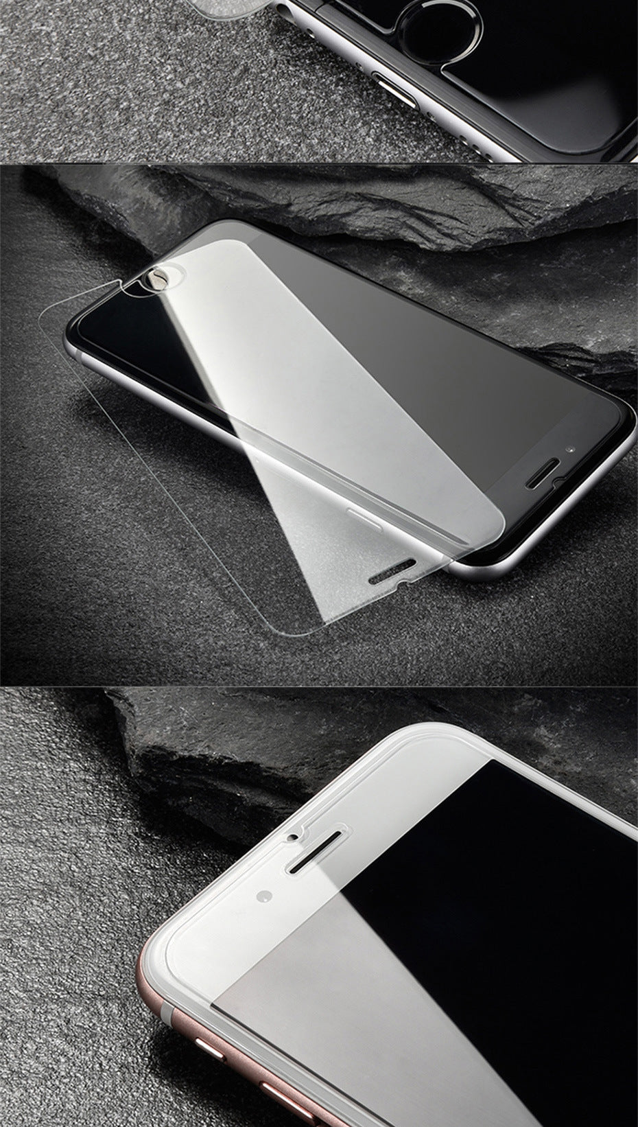 Tempered Film Fine Hole Half-screen Non-full Screen Scratch-resistant White Film - 图片 9