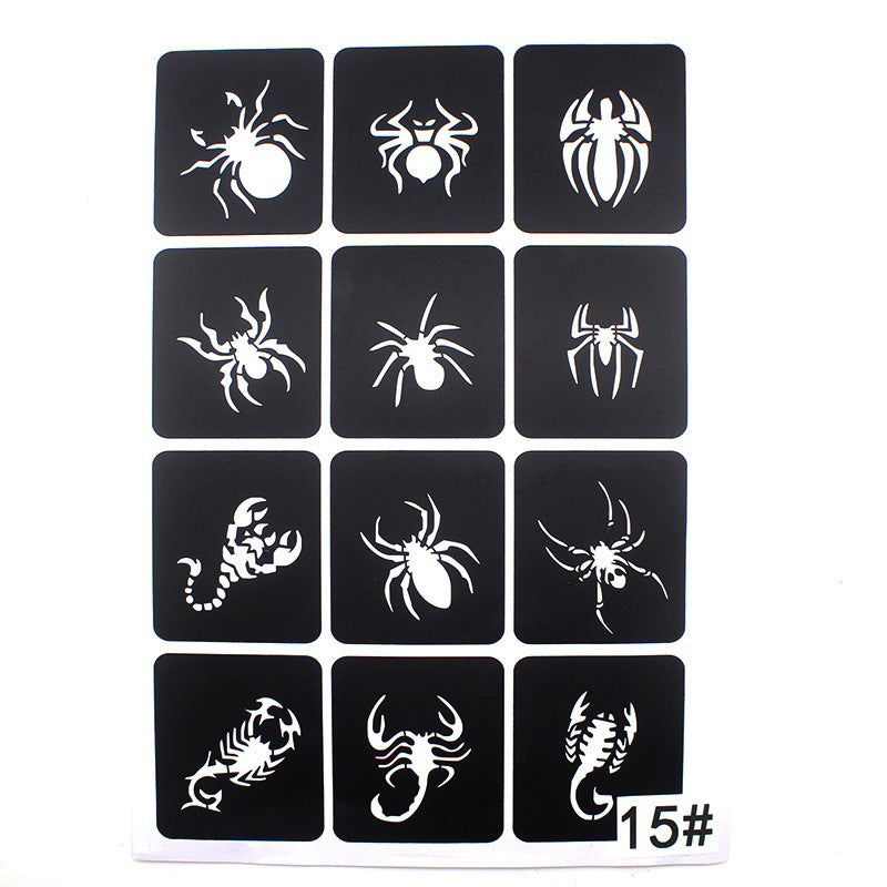 Hollow Tattoo Mold Women's Spray Paint c656143e 01b7 4640 bf98 5f716594deec