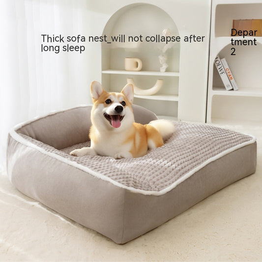 Waterproof Removable And Washable Non-stick Fur Small And Medium-sized Dogs Kennel c669b818 7a74 4e31 aa41 d33d2ad935bc trans